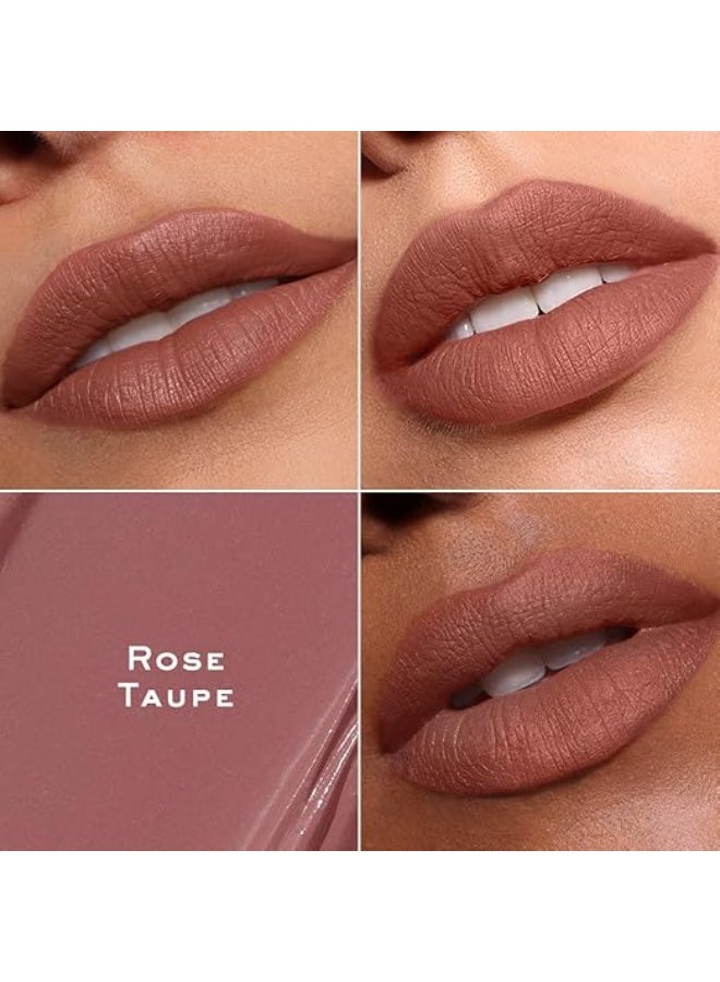 كيرو أحمر شفاه سائل ناعم غير لامع من كيرو فيلفيت سوفليه - لون وردي رمادي، 5 مل | تركيبة موس مرطبة وخفيفة الوزن | لون غني، لمسة نهائية غير لامعة تدوم طويلاً - Image 3